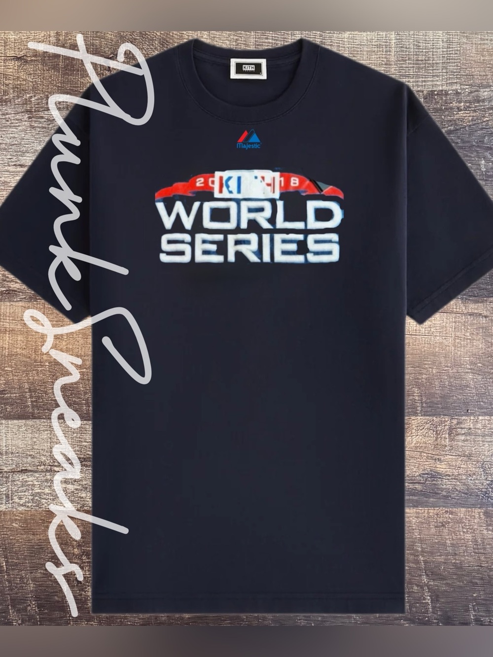 KITH 2018 World Series Vintage Tee • ONE-OF-ONE Store Exclusive • Navy • 2019